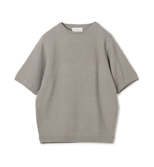 TOMORROWLAND MENS「TOMORROWLAND tricot コットンリネン クルーネックプルオーバーニット」|ニット・セーター|15 グレー