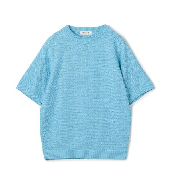 TOMORROWLAND MENS「TOMORROWLAND tricot コットンリネン クルーネックプルオーバーニット」|ニット・セーター|63 ライトブルー