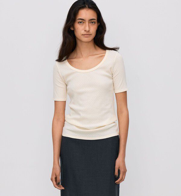 BACCA「ハイツイストレース コットンハーフプルオーバー」|Tシャツ・カットソー|