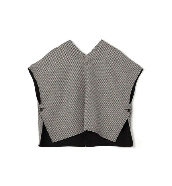 TOMORROWLAND collection「ガンクラブトゥースリバー 4-wayクローク」|ベスト・ジレ|