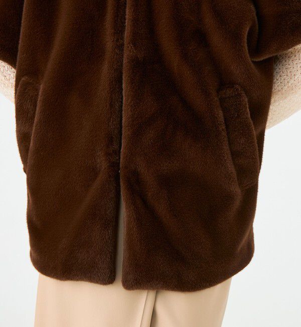 Ballsey「スムースファー フーディーポンチョ」|その他|