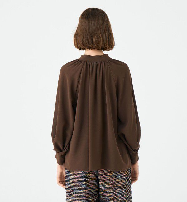 Ballsey「シアートロピカル ボウタイブラウス」|シャツ・ブラウス|