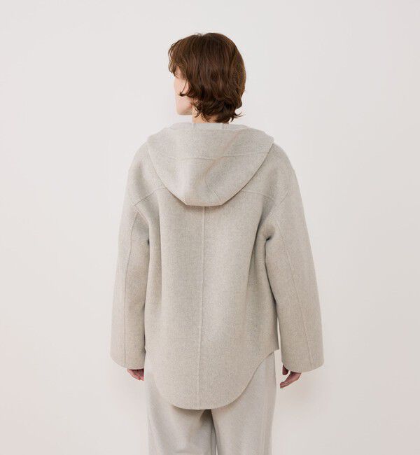 GALERIE VIE「ウールカシミヤダブルフェイス フーデッドショートコート」|その他|