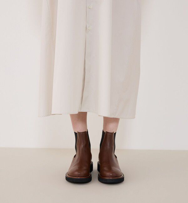 GALERIE VIE「スムースドライコットン バックタックシャツワンピース」|ワンピース|