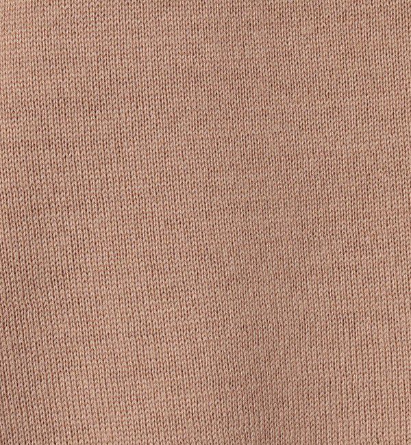 Ballsey「シルケットウール オープンカラープルオーバー」|ニット・セーター|