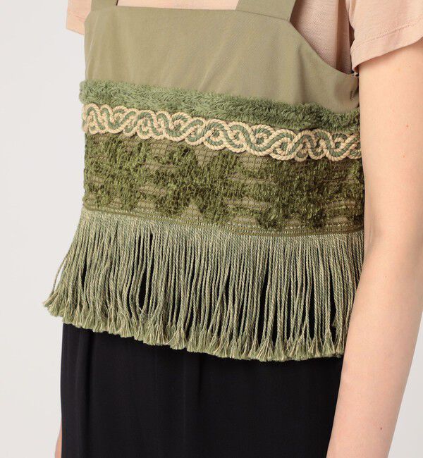 GALERIE VIE「モイストコットン フリンジビスチェ」|その他|