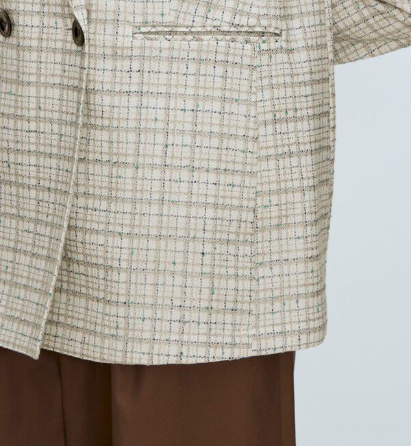 TOMORROWLAND collection「【WEB先行予約】ブライトファンシー ダブルブレストジャケット」|テーラードジャケット|