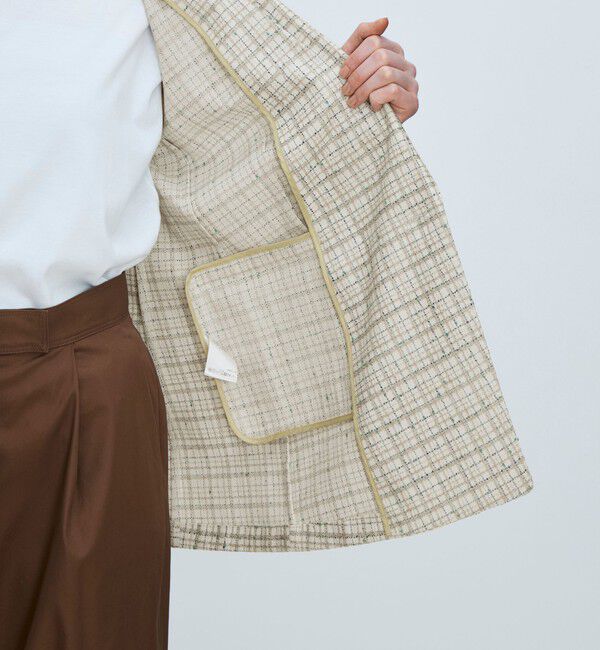 TOMORROWLAND collection「【WEB先行予約】ブライトファンシー ダブルブレストジャケット」|テーラードジャケット|