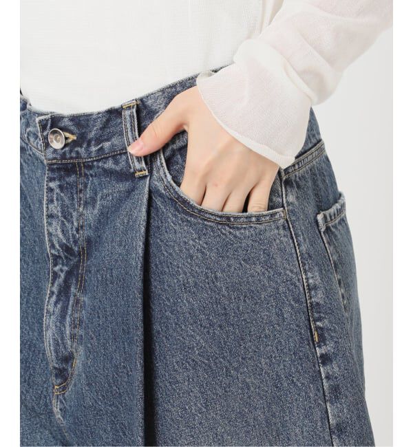 Plage「R&rsquo;IAM バレル DENIM パンツ」|デニム|