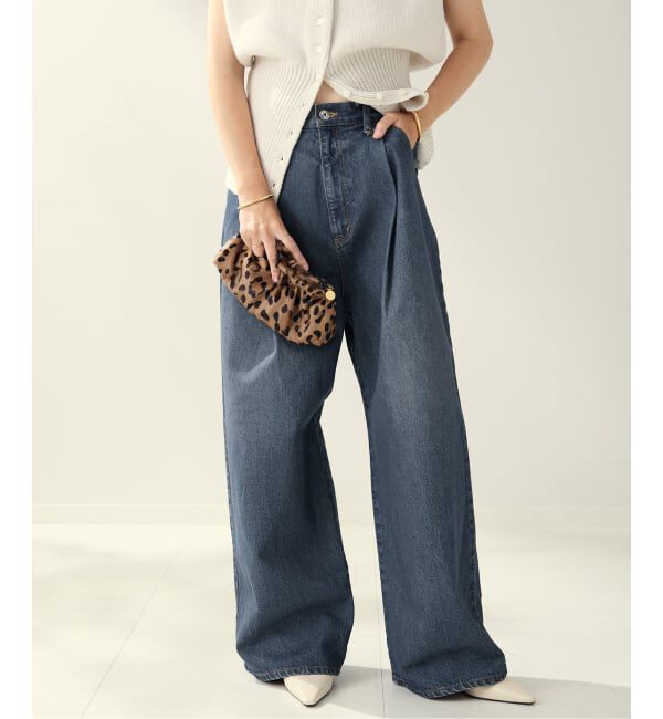 Plage「R&rsquo;IAM バレル DENIM パンツ」|デニム|