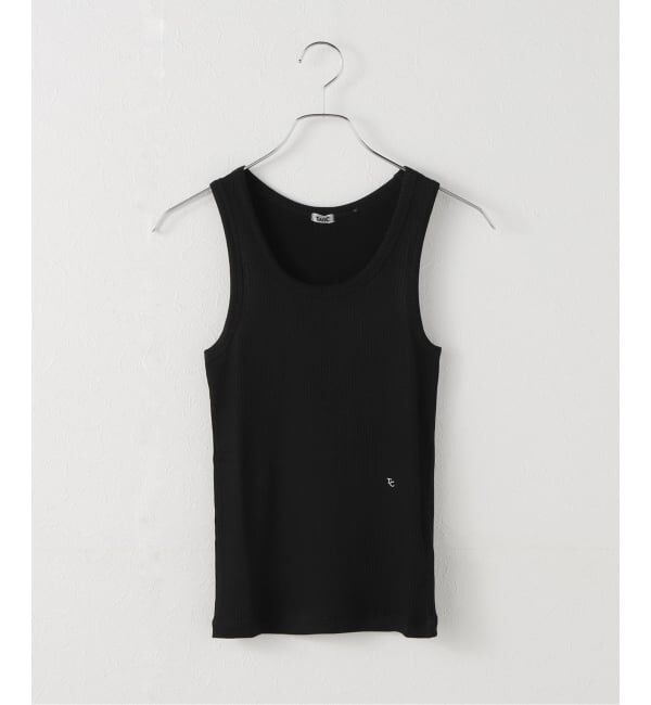 Plage「TANC TOKYO / タンクトウキョウ FEEL GOOD RIB SKIN TOP」|タンクトップ|ブラック