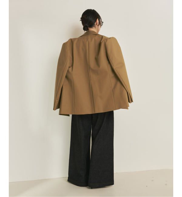 Plage「linen mix tuck デニムパンツ」|デニム|