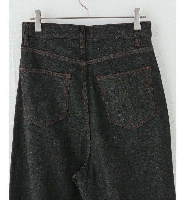 Plage「linen mix tuck デニムパンツ」|デニム|