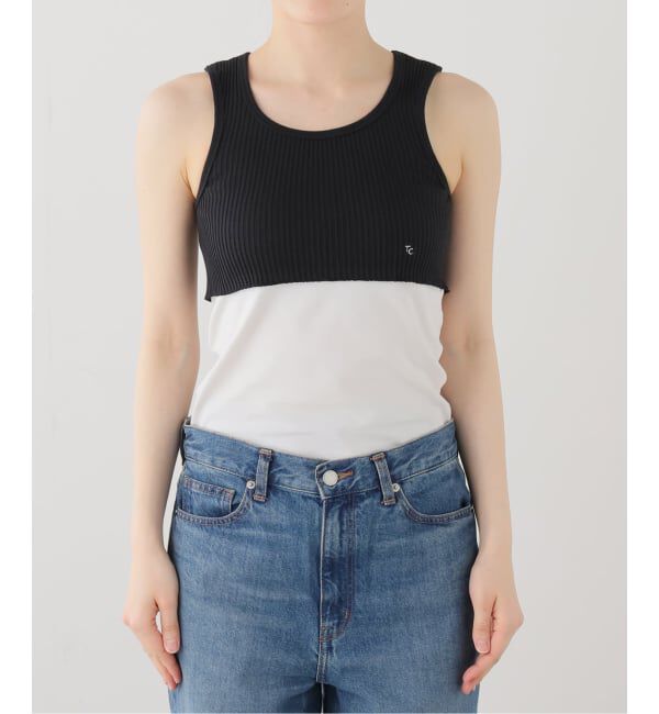 Plage「《一部店舗・WEB限定》TANC TOKYO / タンクトウキョウ SUPER SHORT SKIN トップス」|タンクトップ|