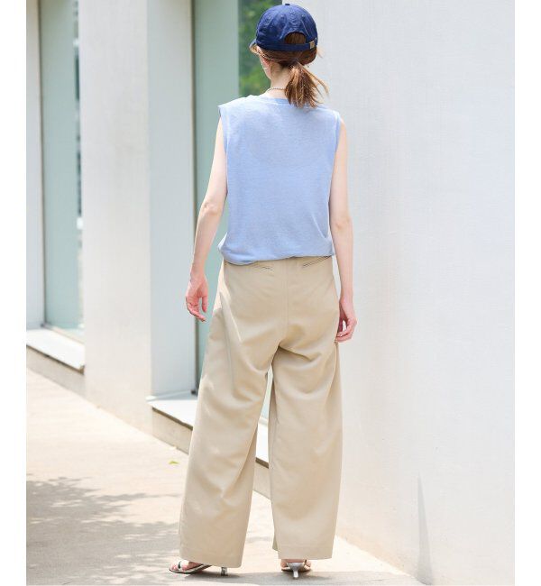 SLOBE IENA「《追加》スラブ天竺ノースリーブTEE」|Tシャツ・カットソー|