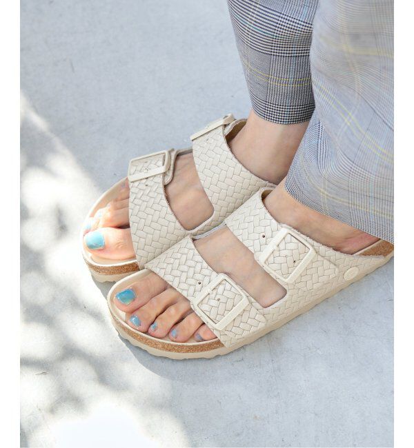 IENA「BIRKENSTOCK/ビルケンシュトック 限定 ARIZONA WOVEN EMBOSS」|サンダル|