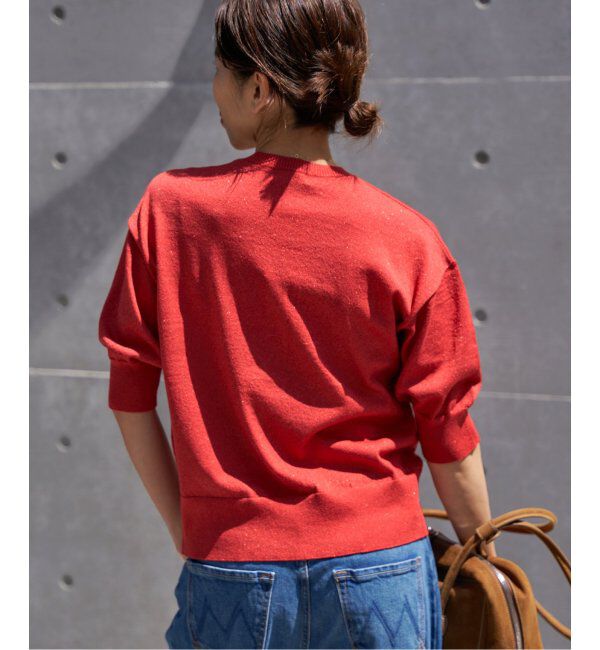 IENA「《追加》LEVITAクルーカーディガン」|カーディガン|