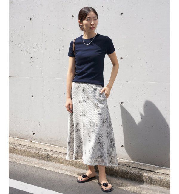 IENA「FLORE FLORE/フローレフローレ CAR TEE Tシャツ」|Tシャツ・カットソー|