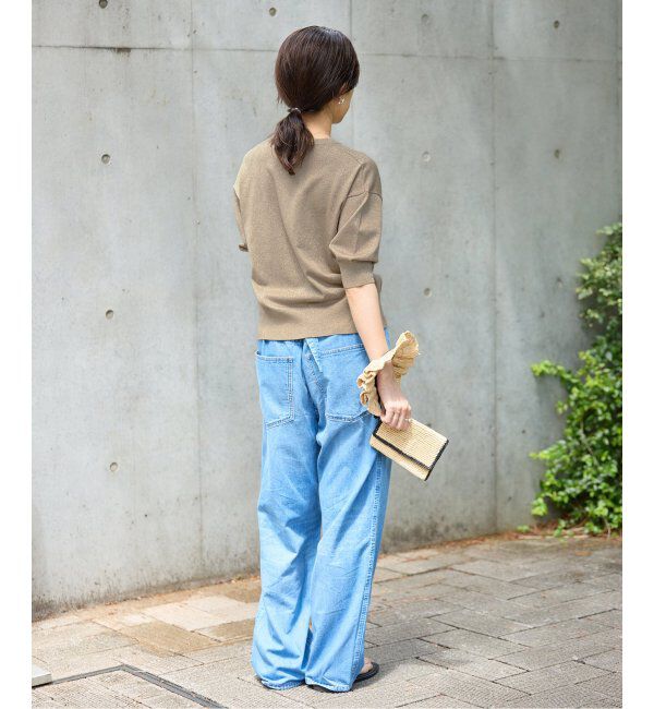 IENA「《追加2》LEVITAクルーカーディガン」|カーディガン|