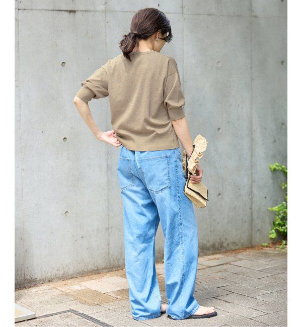 IENA「《追加2》LEVITAクルーカーディガン」|カーディガン|