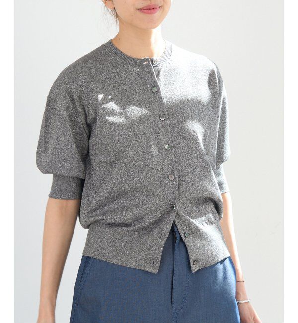 IENA「《追加2》LEVITAクルーカーディガン」|カーディガン|