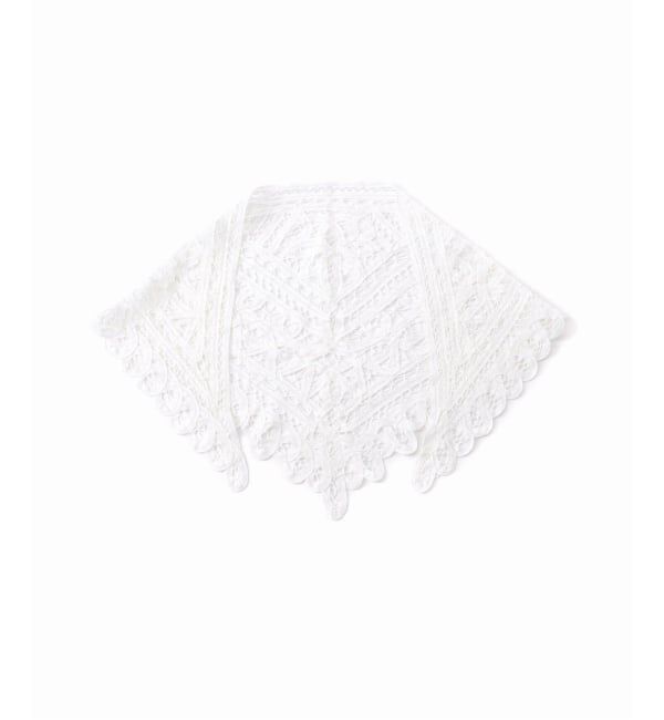 IENA LA BOUCLE「《追加》IENA LA BOUCLE バテンレースバブーシュカ」|バンダナ・スカーフ|