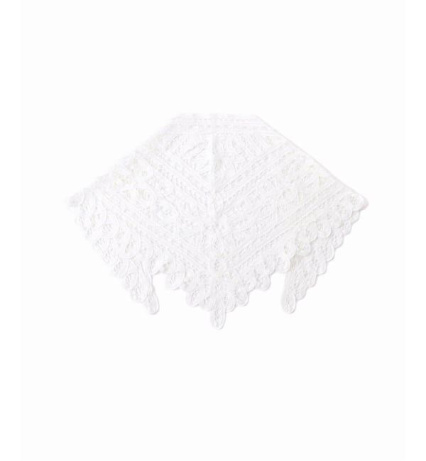 IENA LA BOUCLE「《追加》IENA LA BOUCLE バテンレースバブーシュカ」|バンダナ・スカーフ|