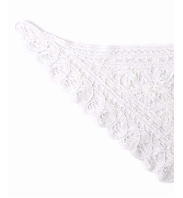 IENA LA BOUCLE「《追加》IENA LA BOUCLE バテンレースバブーシュカ」|バンダナ・スカーフ|