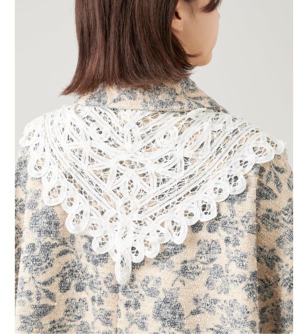 IENA LA BOUCLE「《追加》IENA LA BOUCLE バテンレースバブーシュカ」|バンダナ・スカーフ|