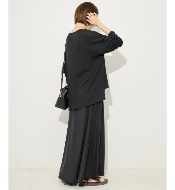 SLOBE IENA「《3サイズ展開/WEB限定/追加4》フィブリルマーメイドフレアスカート」|スカート|