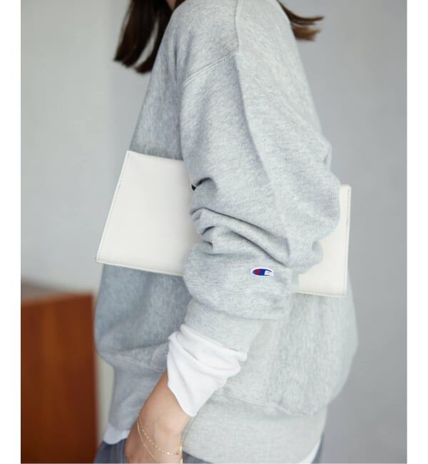 SLOBE IENA「《追加2》Champion/チャンピオン SLOBE別注 無地ガゼットスウェット」|スウェット・ジャージ|