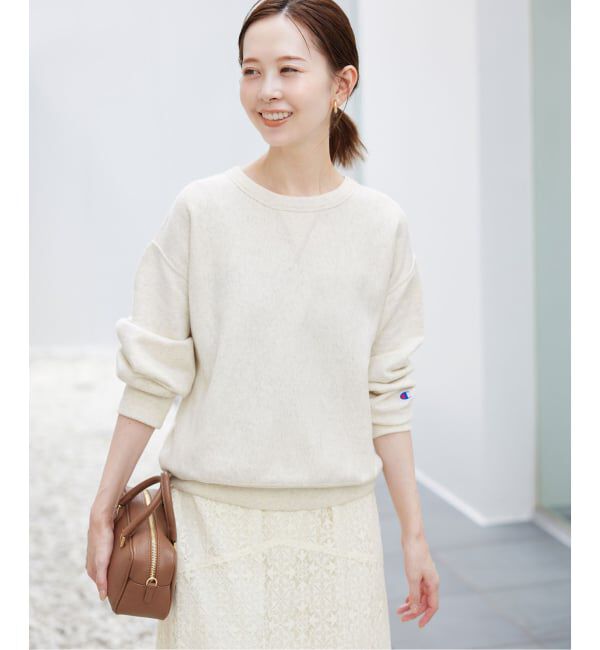 SLOBE IENA「《追加2》Champion/チャンピオン SLOBE別注 無地ガゼットスウェット」|スウェット・ジャージ|