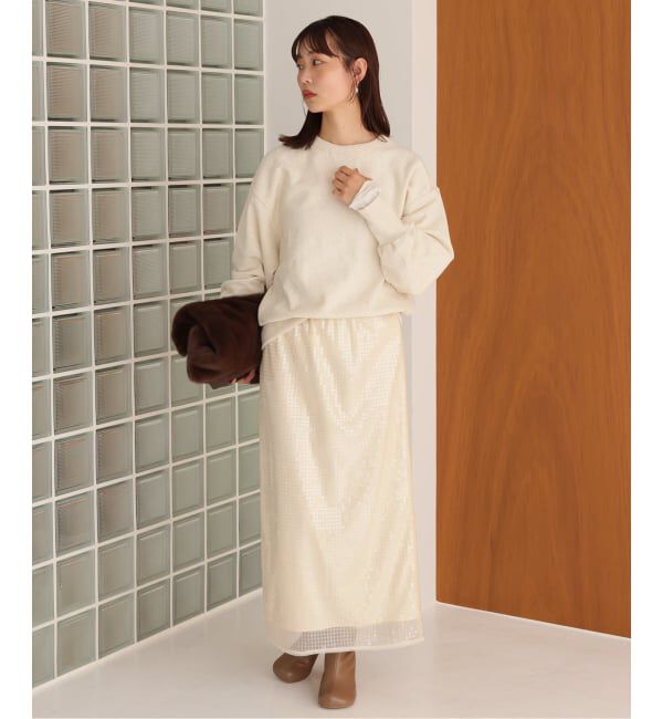 SLOBE IENA「《追加2》Champion/チャンピオン SLOBE別注 無地ガゼットスウェット」|スウェット・ジャージ|