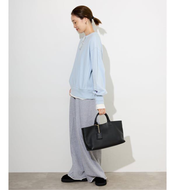 SLOBE IENA「《追加2》Champion/チャンピオン SLOBE別注 無地ガゼットスウェット」|スウェット・ジャージ|