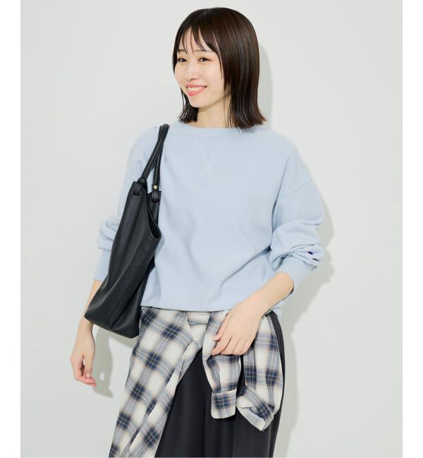 SLOBE IENA「《追加2》Champion/チャンピオン SLOBE別注 無地ガゼットスウェット」|スウェット・ジャージ|