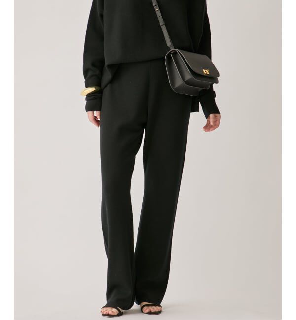 VERMEIL par iena「ミラノリブ パンツ」|その他|ブラック