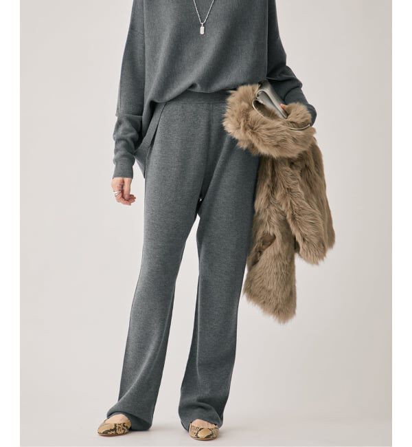 VERMEIL par iena「ミラノリブ パンツ」|その他|