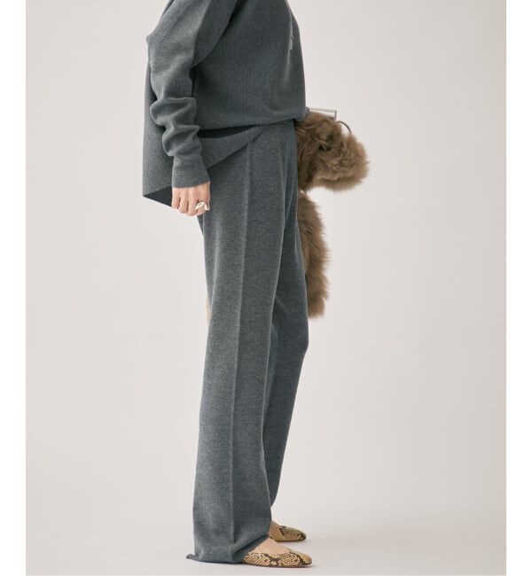 VERMEIL par iena「ミラノリブ パンツ」|その他|