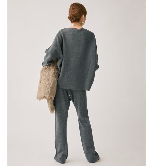 VERMEIL par iena「ミラノリブ パンツ」|その他|