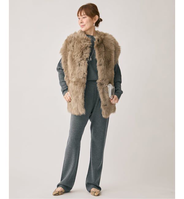 VERMEIL par iena「ミラノリブ パンツ」|その他|