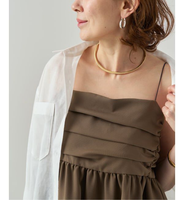 VERMEIL par iena「《予約》Tiered キャミトップ」|キャミソール|