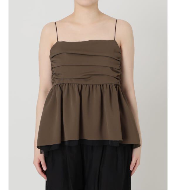 VERMEIL par iena「《予約》Tiered キャミトップ」|キャミソール|