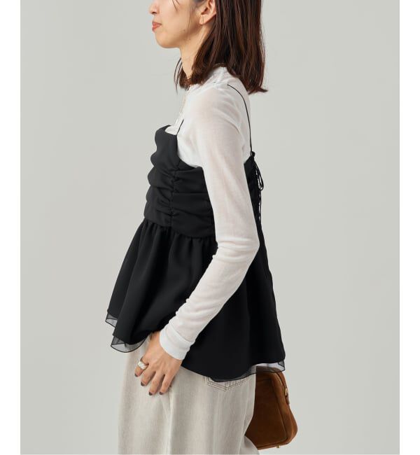 VERMEIL par iena「《予約》Tiered キャミトップ」|キャミソール|