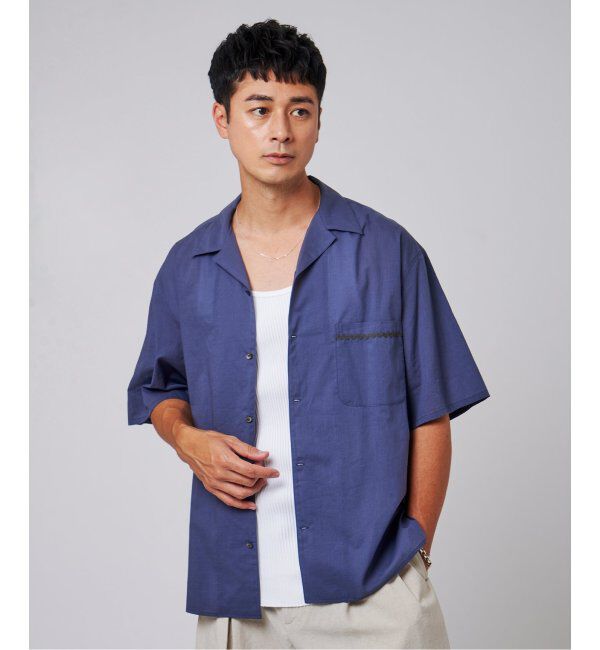 EDIFICE「E.コットン ローン オープン シャツ」|シャツ・ブラウス|