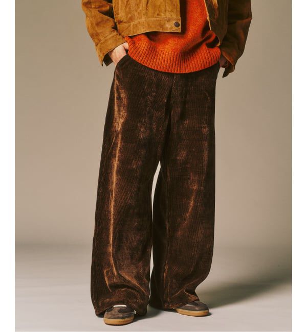 417 EDIFICE「メランジコーデュロイ カーブレッグパンツ」|その他|