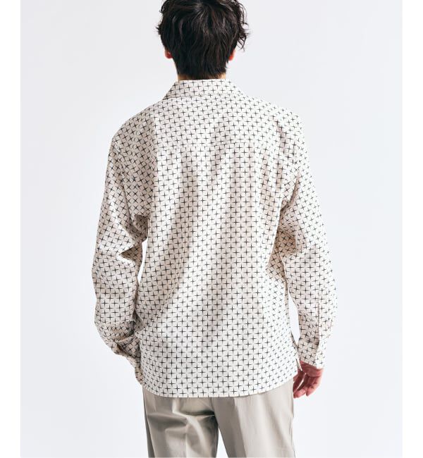 417 EDIFICE「パターンプリント ロングスリーブシャツ」|シャツ・ブラウス|