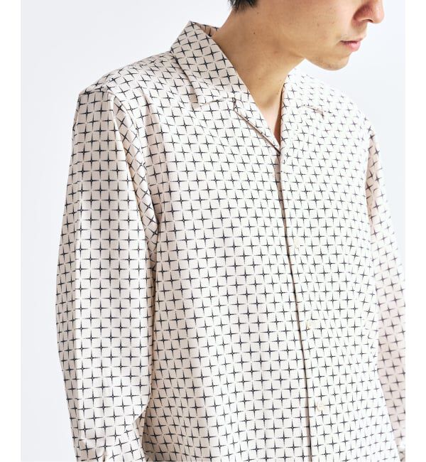 417 EDIFICE「パターンプリント ロングスリーブシャツ」|シャツ・ブラウス|