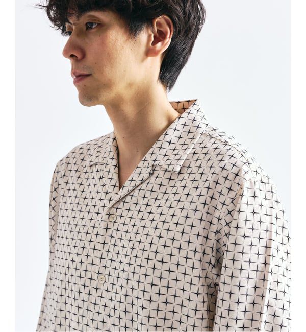 417 EDIFICE「パターンプリント ロングスリーブシャツ」|シャツ・ブラウス|