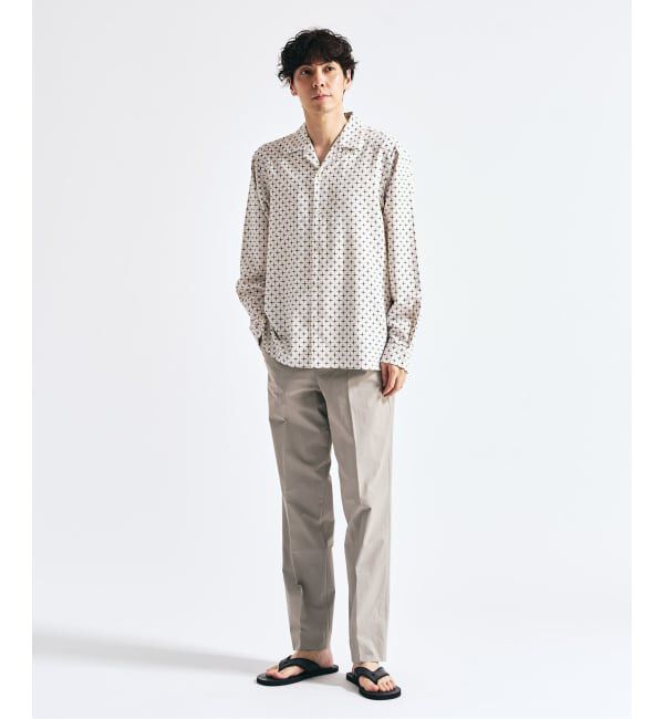 417 EDIFICE「パターンプリント ロングスリーブシャツ」|シャツ・ブラウス|