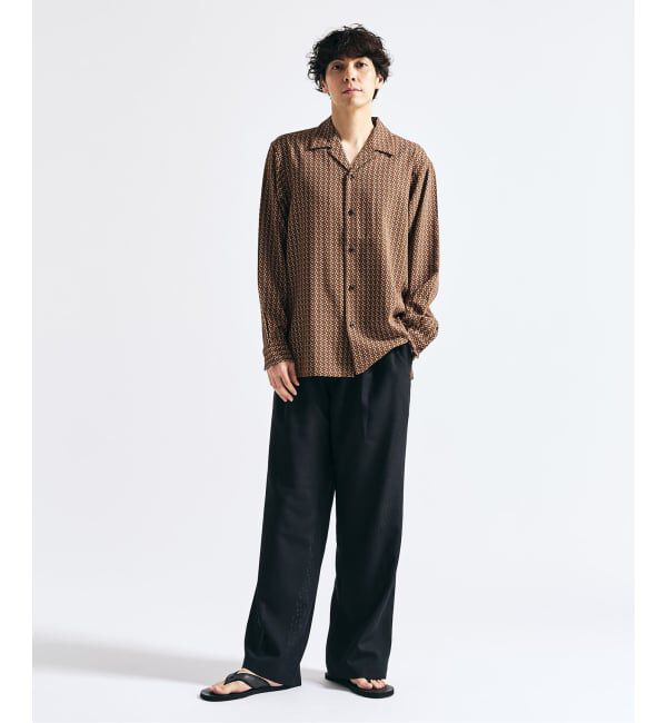417 EDIFICE「パターンプリント ロングスリーブシャツ」|シャツ・ブラウス|